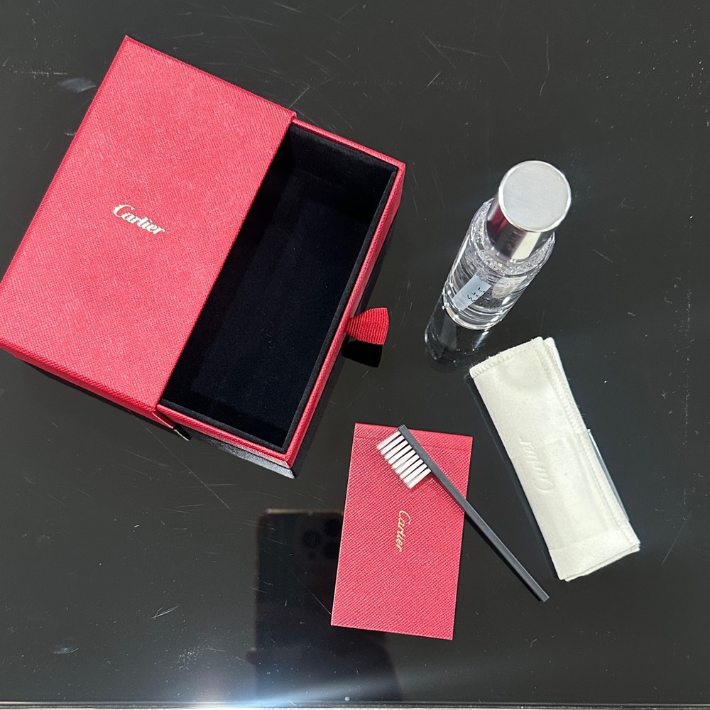 Cartier jewelry cleaning and care Kit in shopping bag